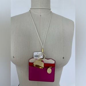 Wallet & sanitizer holder lanyard